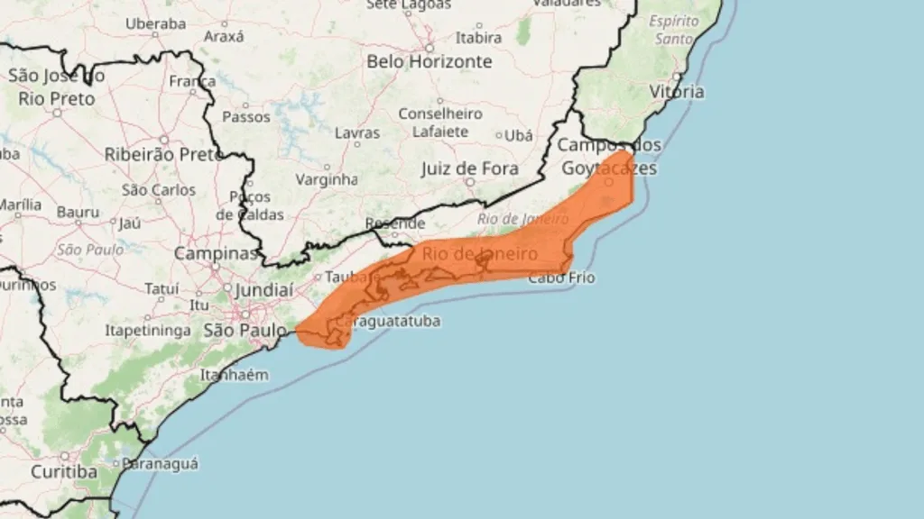 Alerta intensificado: ciclone vai provocar ventos de 100 km/h em SP e no RJ