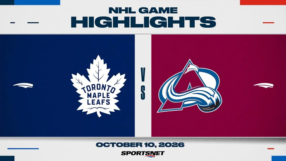 NHL Highlights: Maple Leafs 6, Avalanche 3