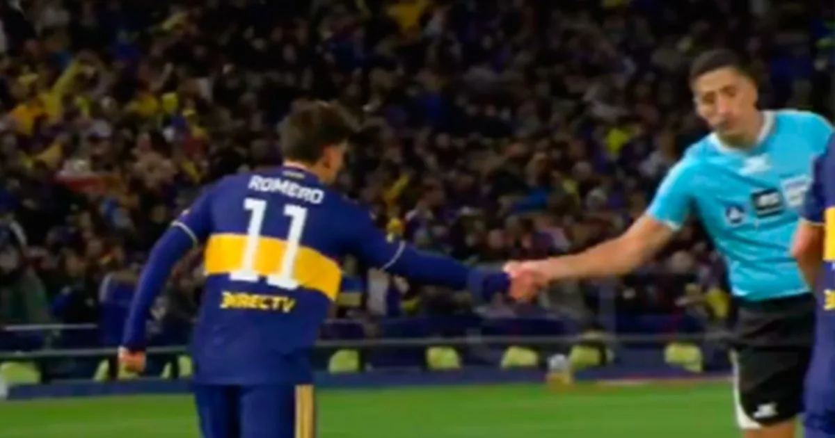Video: Yael Falcón Pérez felicitó a Angel Romero por su golazo contra Central Córdoba