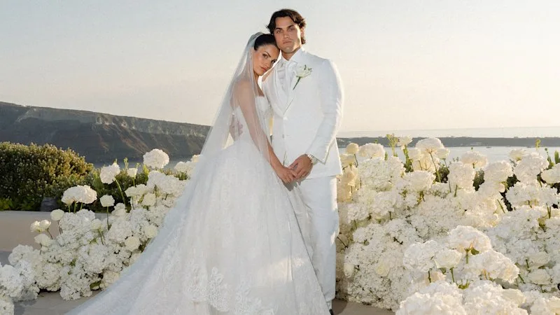 YouTube star weds Melbourne heiress at glamorous Santorini resort