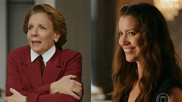 ‘Quem Ama Cuida’ explica real motivo da vingança de Francesca contra Diná Foto: Globo/Estevam Avellar; Manoella Mello