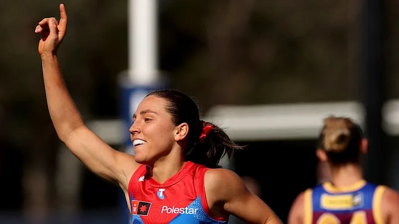 A bunny on the run as Dees hand Lions a record AFLW loss; Carlton hang tough to see off Freo