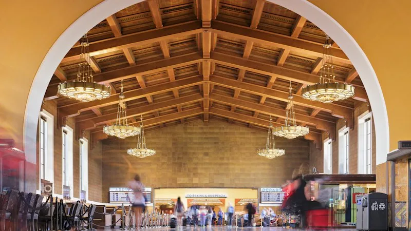‘The last of America’s great railway stations’ has a touch of Hollywood