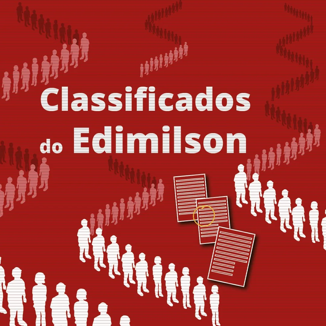 Classificados do Edimilson: veja as vagas de emprego da semana de 31 de agosto a 4 de setembro