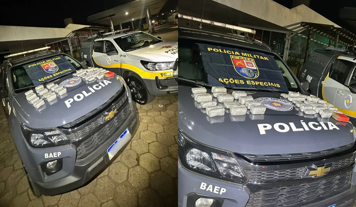 Operação apreende maconha e 'dry' escondidos dentro de carro em rodovia do interior de SP