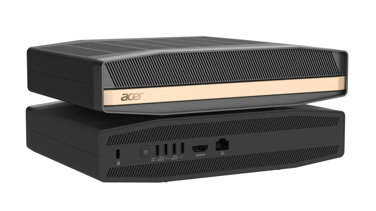 Acer shows off its AI desktop future with the RTX Spark design