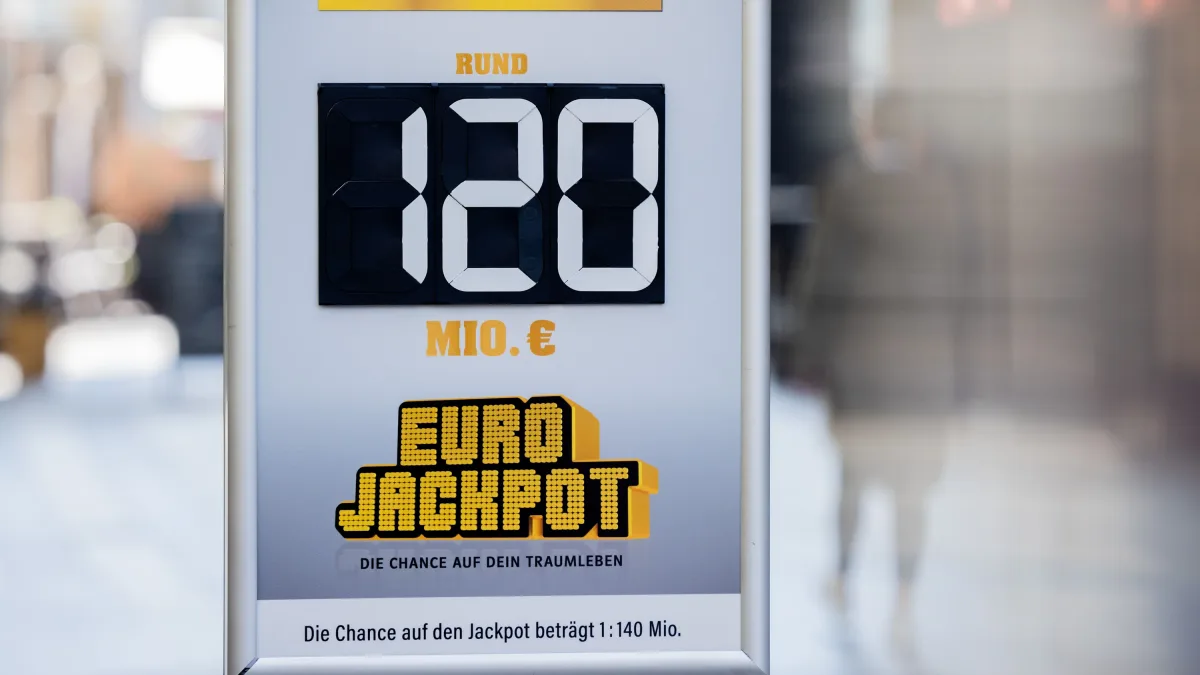 Eurojackpot geknackt: 120 Millionen Euro gehen nach Nordrhein-Westfalen
