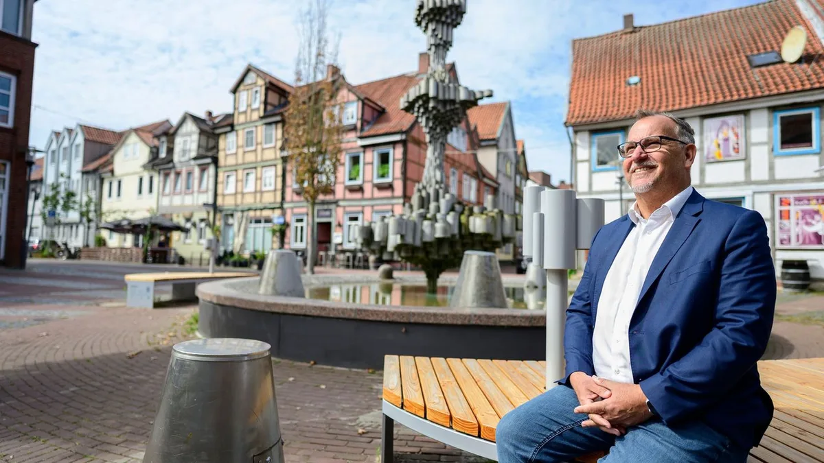 Ort zum Verweilen: Flüsterbrunnen in Uelzen kann sprechen