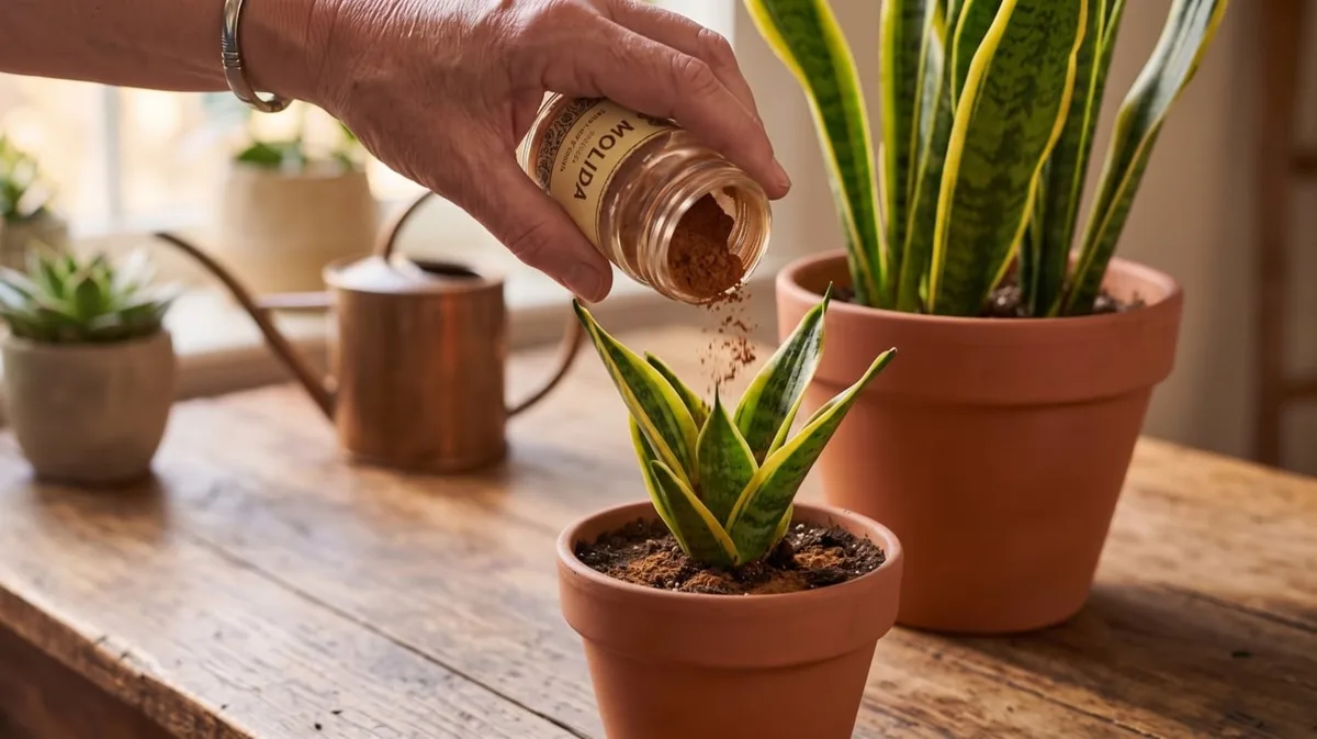 Tirar canela en polvo en la tierra de la lengua de suegra: para qué sirve y por qué los jardineros lo recomiendan