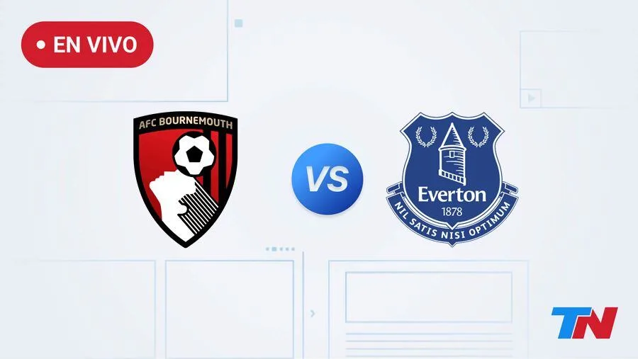 Bournemouth vs Everton en vivo por la fecha 2 de la Premier League: hora, dónde ver y formaciones
