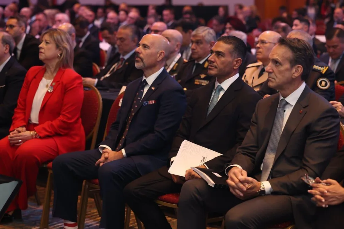 García Harfuch dice que México cooperará con socios internacionales en combate al crimen transfronterizo