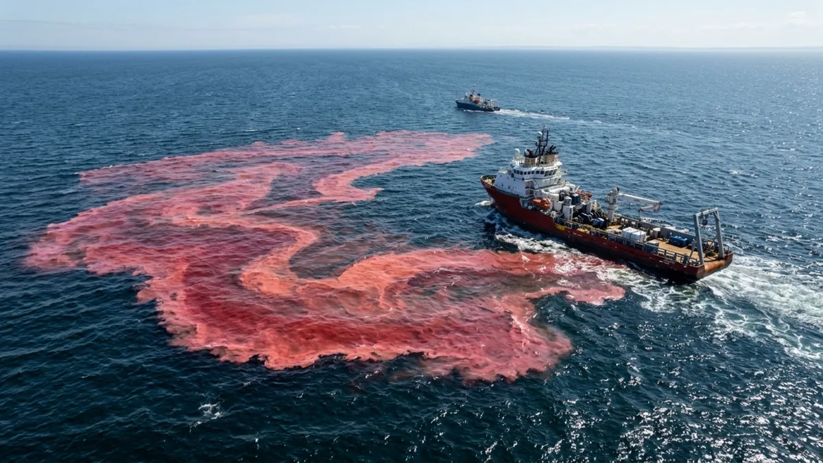Em teste inédito contra a acidez dos oceanos, cientistas despejaram milhares de litros de soda cáustica no mar