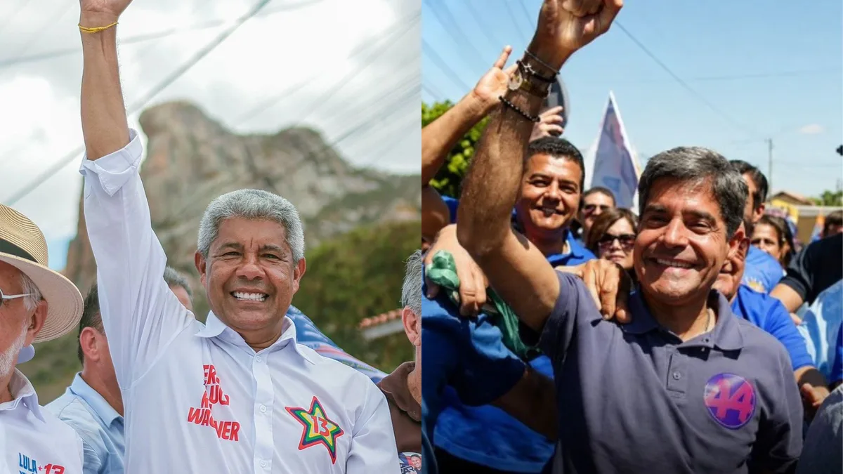 AtlasIntel/A TARDE aponta empate entre ACM Neto e Jerônimo na disputa pelo governo da Bahia