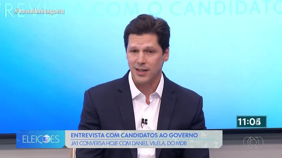 VÍDEOS: Daniel Vilela é entrevistado no Jornal Anhanguera 1ª edição