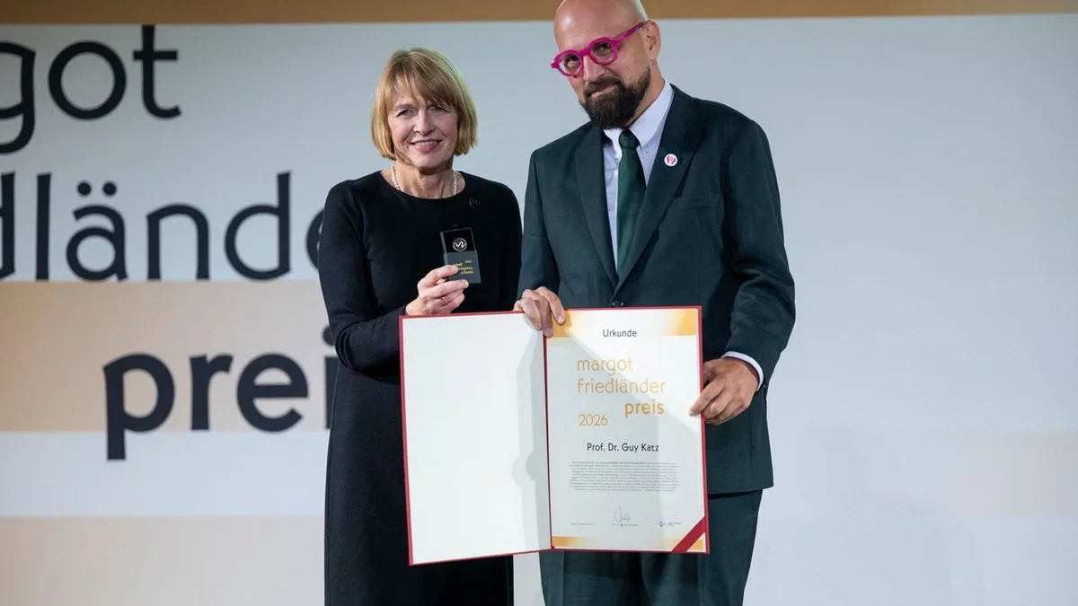 Auszeichnung: Margot Friedländer Preis für Münchner Professor Guy Katz