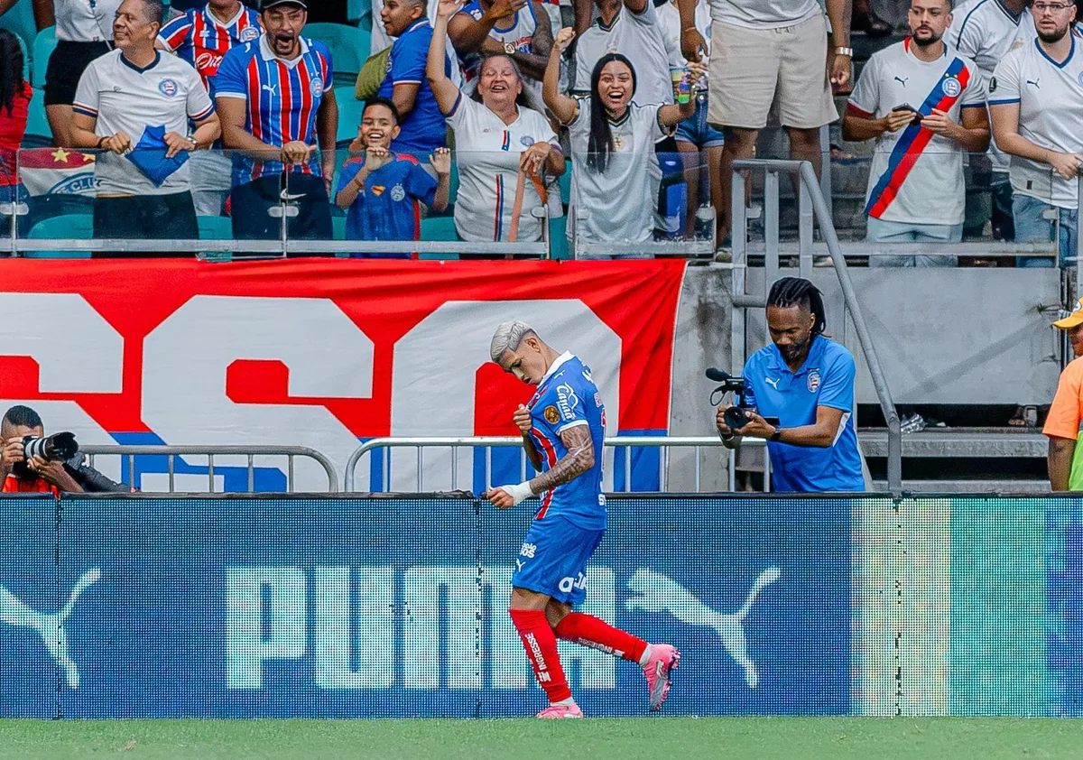 Com Erick Pulga decisivo, Bahia volta a ter dois gols de pontas pela primeira vez em seis meses