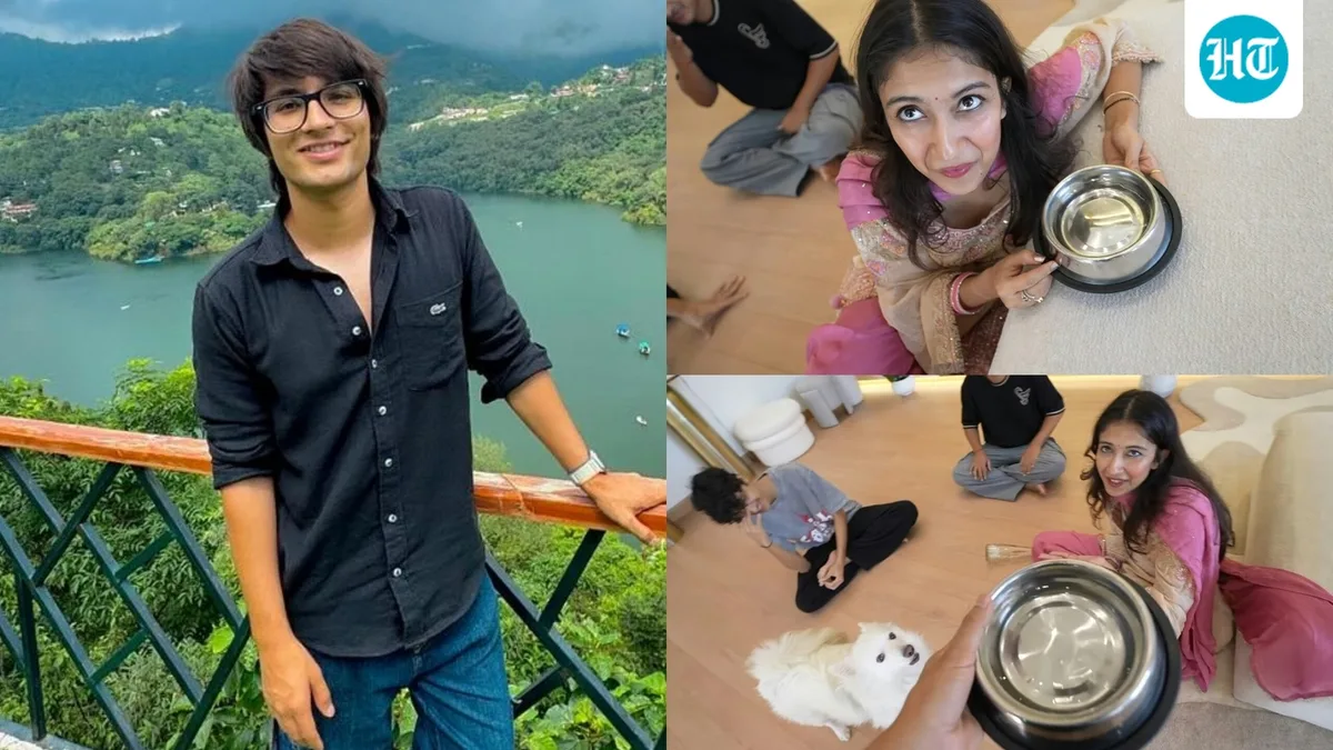 YouTuber Sourav Joshi faces backlash for asking wife Avantika Bhatt to drink water from their dog's bowl in a dare