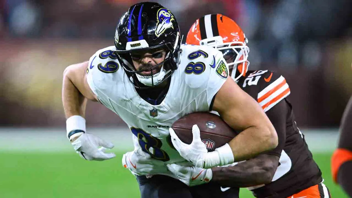 NFL Live Tracker: Browns vs. Ravens