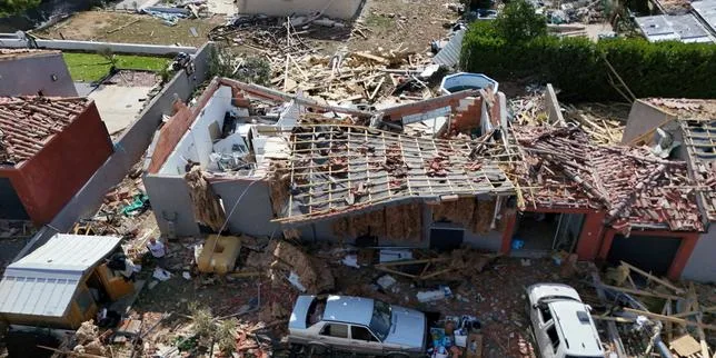 VIDEO Tornade dans l’Aude : les dégâts dans le village de Pomas vus par un drone
