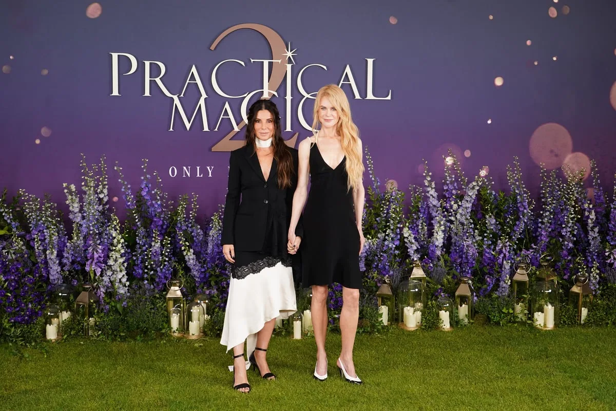 Sandra Bullock embraces witchy glamour at Practical Magic 2 photocall