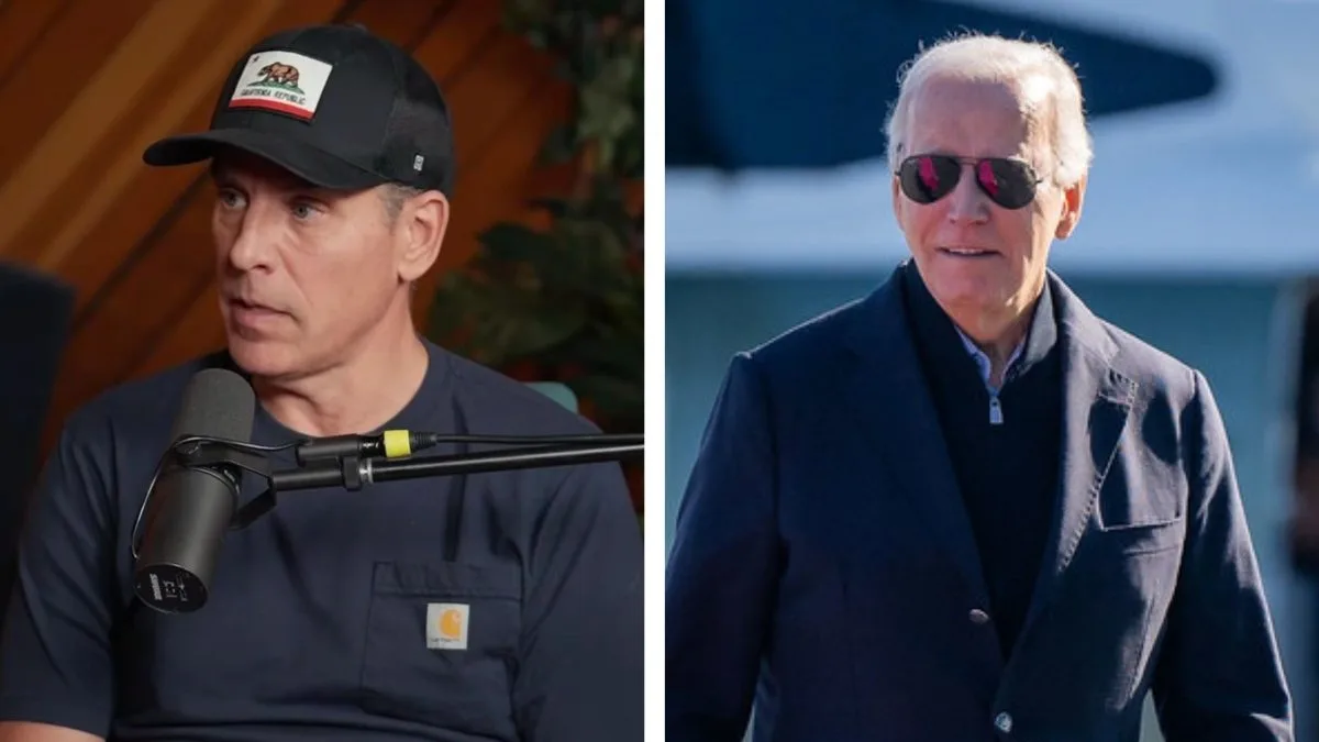 Após receber perdão do pai por crimes federais, filho do ex-presidente dos EUA Joe Biden revela sua ‘porcentagem’ gay