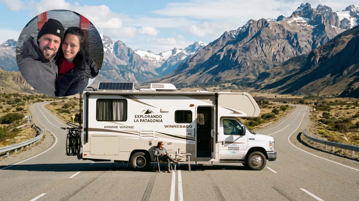 Renunciaron a sus trabajos, transformaron una Sprinter 2006 en un motorhome, conocieron 22 países y ahora viajan por la Argentina