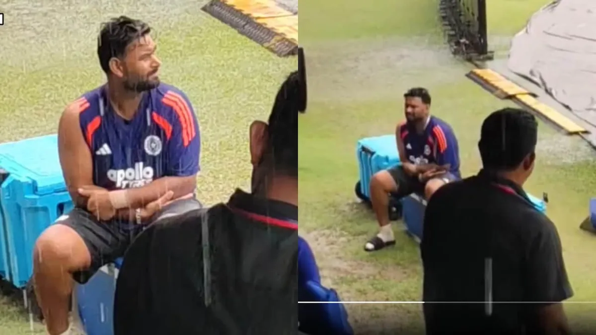 "Bukhaar Karwa Dena": Rishabh Pant's Funny Response Amid Rain Leaves Fans In Splits