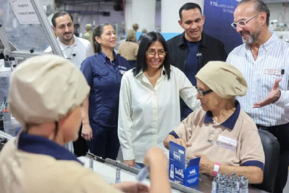 Según Delcy Rodríguez, hubo crecimiento económico en segundo trimestre del año
