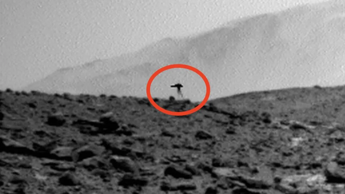 La NASA fotografía una medusa flotando sobre la superficie de Marte y da su explicación