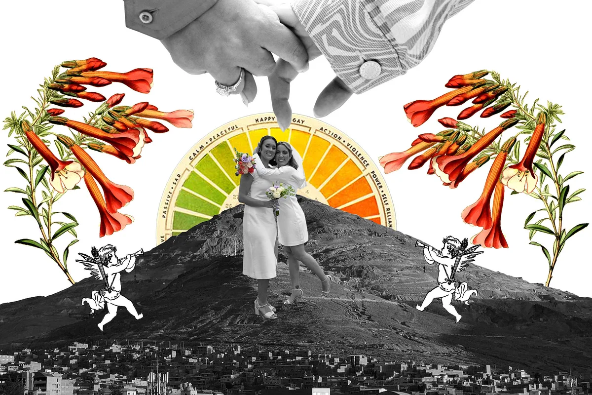Neurocientista e psicóloga celebram primeiro casamento homoafetivo da Bolívia
