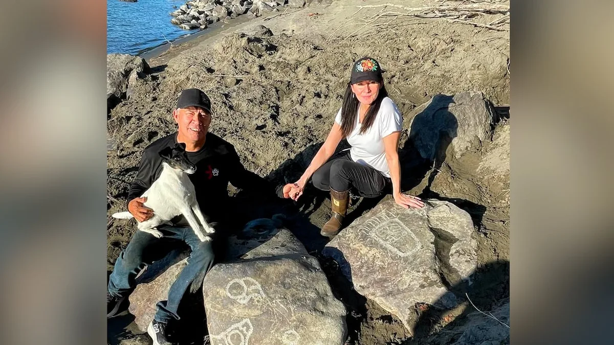 Whitehorse couple uncovers carved stones symbolizing history between Tahltan and Tlingit Nations