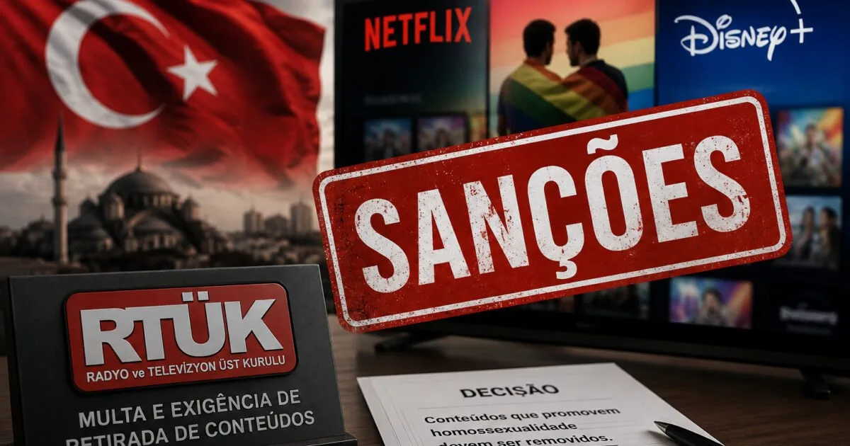 Turquia aplica sanções a streaming por “promover homossexualidade”
