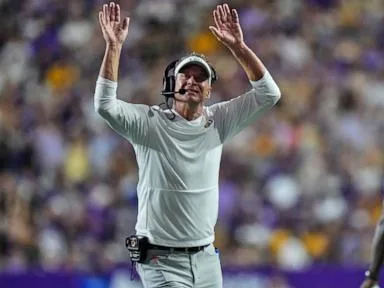 Lane Kiffin's debut with No. 11 LSU matches the hype in a 51-10 victory over outmatched Clemson