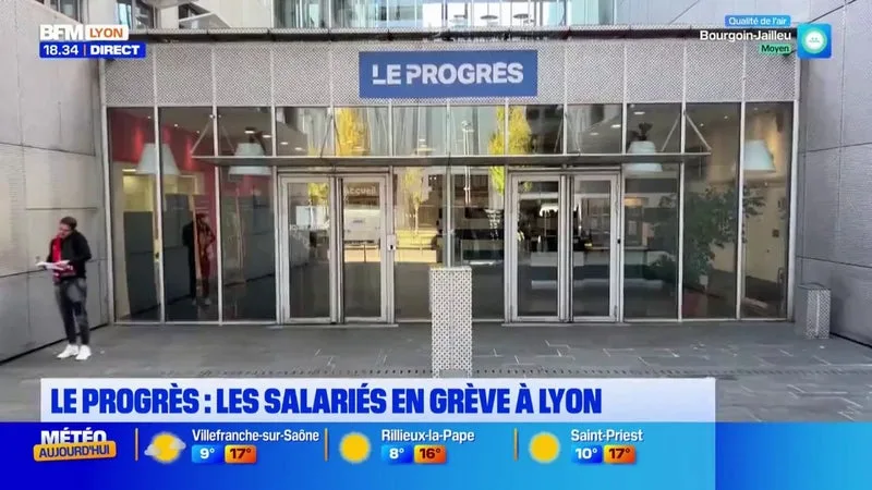 82 % des salariés du Progrès étaient en grève ce vendredi pour dénoncer les suppressions de postes