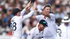Seam quartet puts England on verge of series win