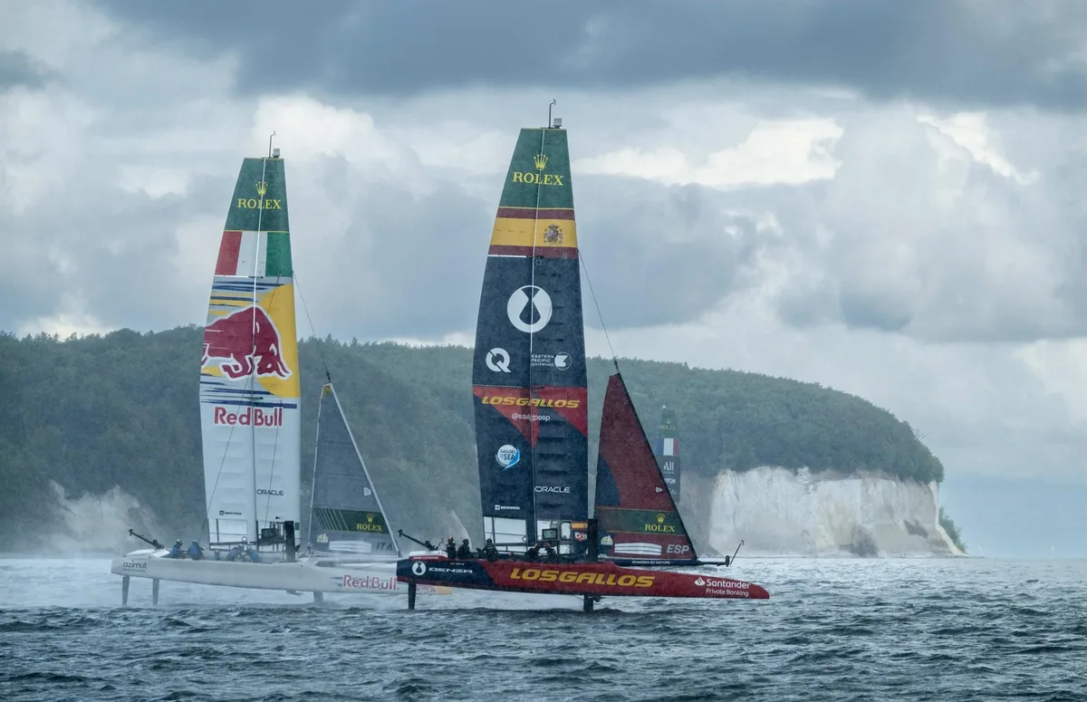 España sube al podio en el SailGP de Sassnitz