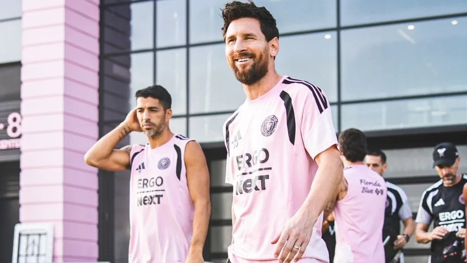 Las imágenes del regreso de Lionel Messi a los entrenamientos del Inter Miami tras su despedida de la selección argentina