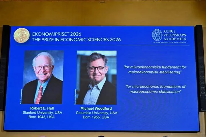 Nobel prize awarded to 2 economists for their work on how to manage shocks