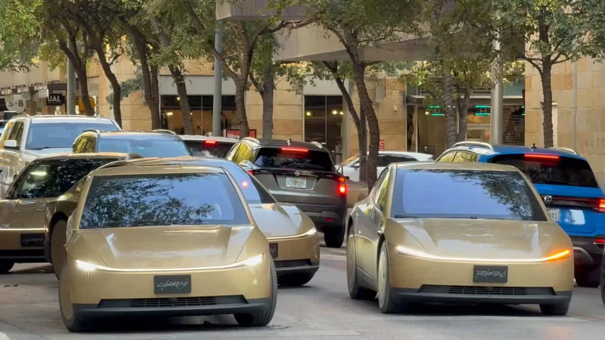 Vídeo mostra Austin a encher-se de Cybercabs da Tesla antes do lançamento