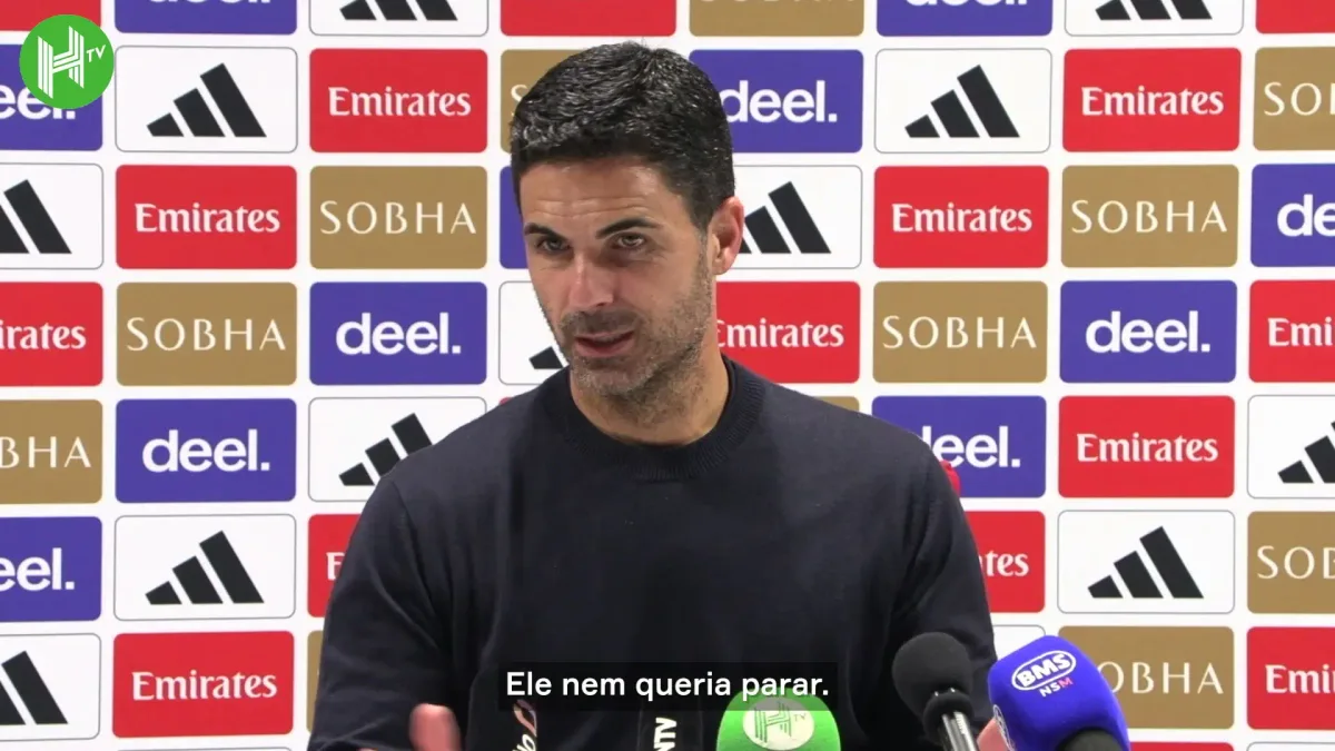 Arteta fala sobre a situação de Martinelli no Arsenal