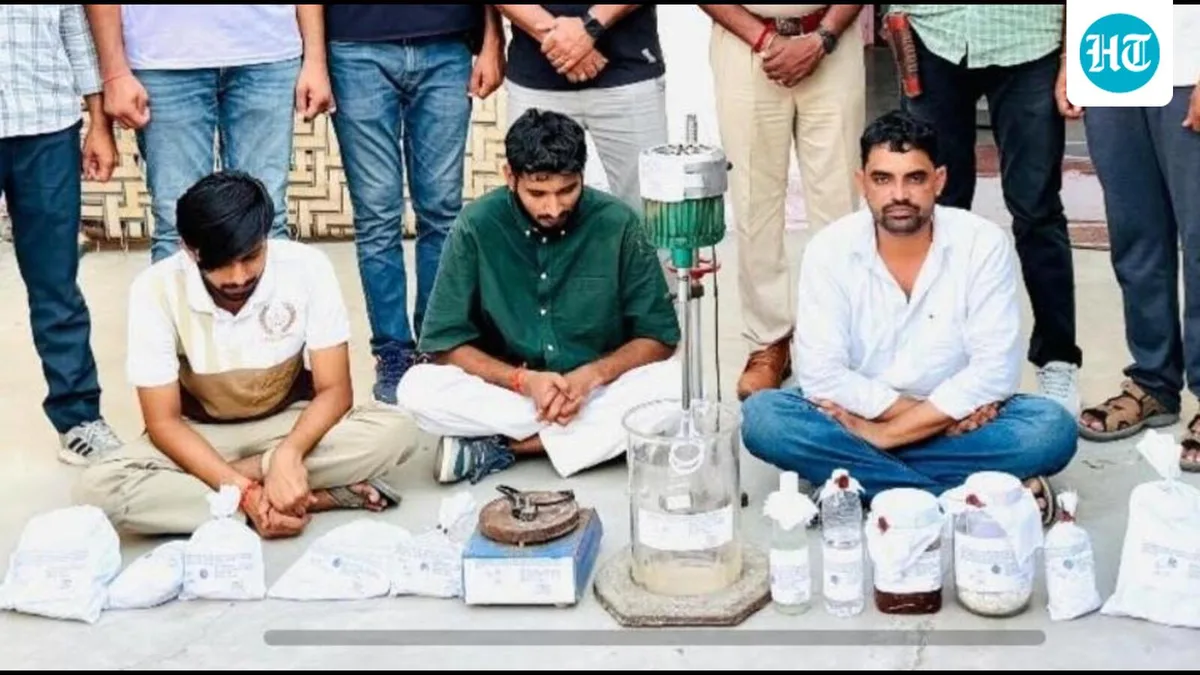 Government doctor among 3 arrested as Rajasthan ANTF seizes 3.764 kg of raw MD