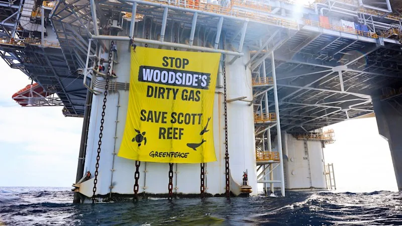 WA news LIVE: Protesters arrested over Woodside platform stunt