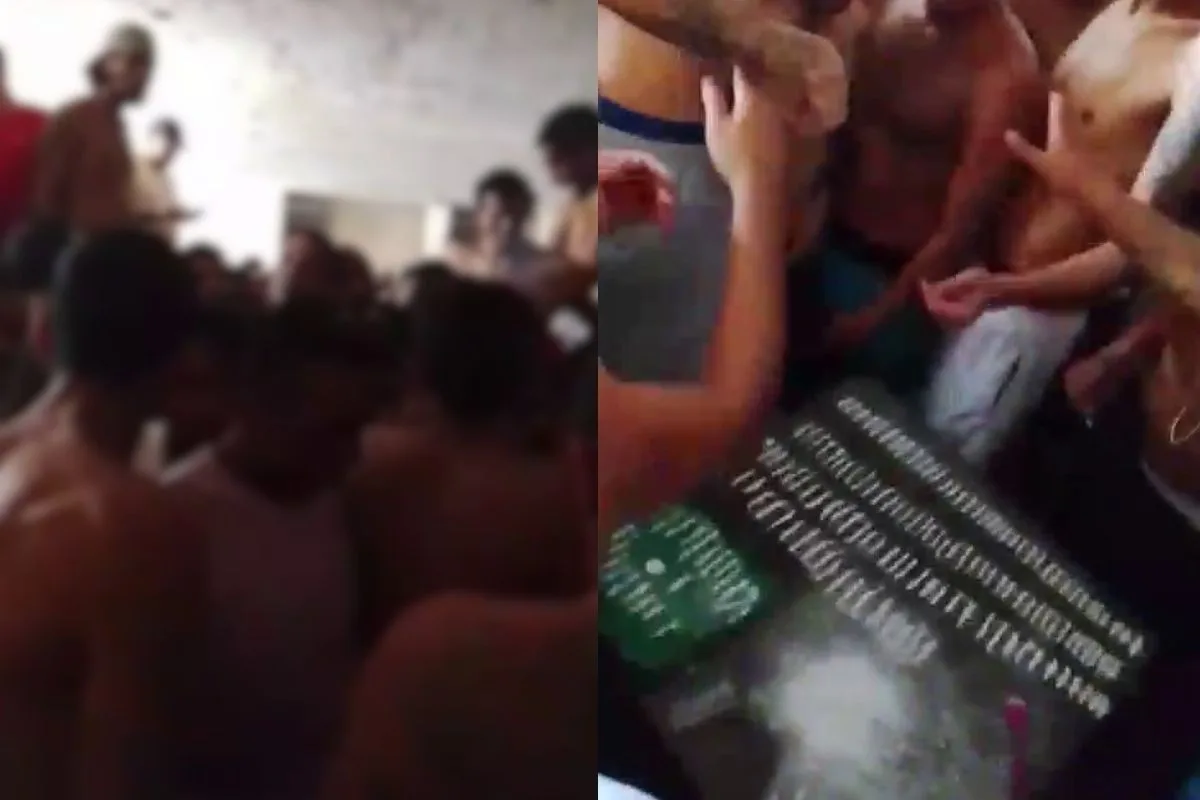 Presos comemoram aniversário de facção com ‘bolo’ de cocaína em presídio de MS