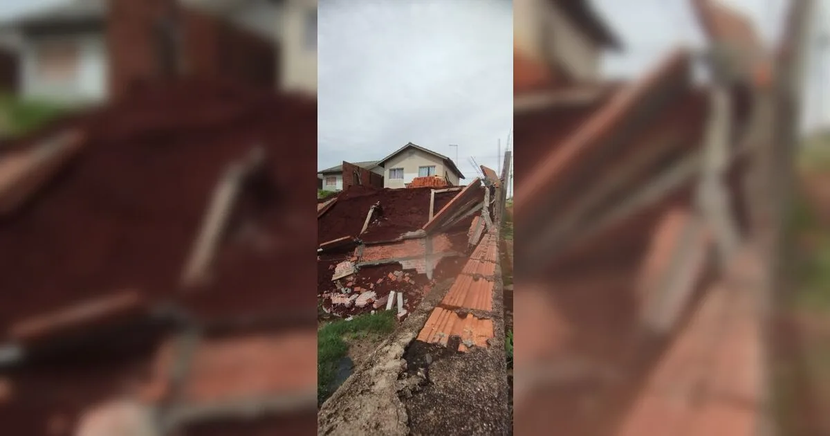 Apucarana supera média de chuva do mês e registra alagamentos e deslizamentos no fim de semana