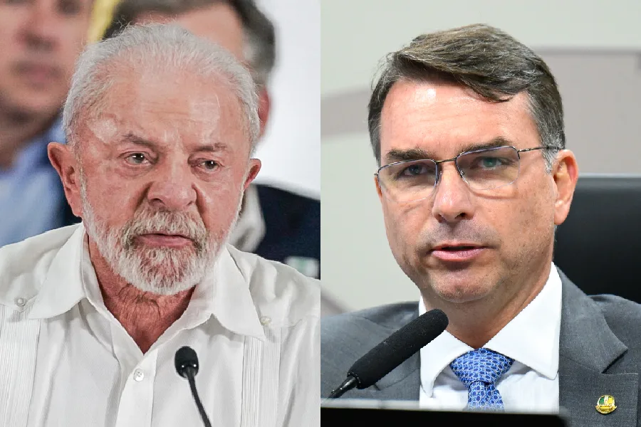 O estado onde Flávio aparece 17 pontos à frente de Lula em pesquisa