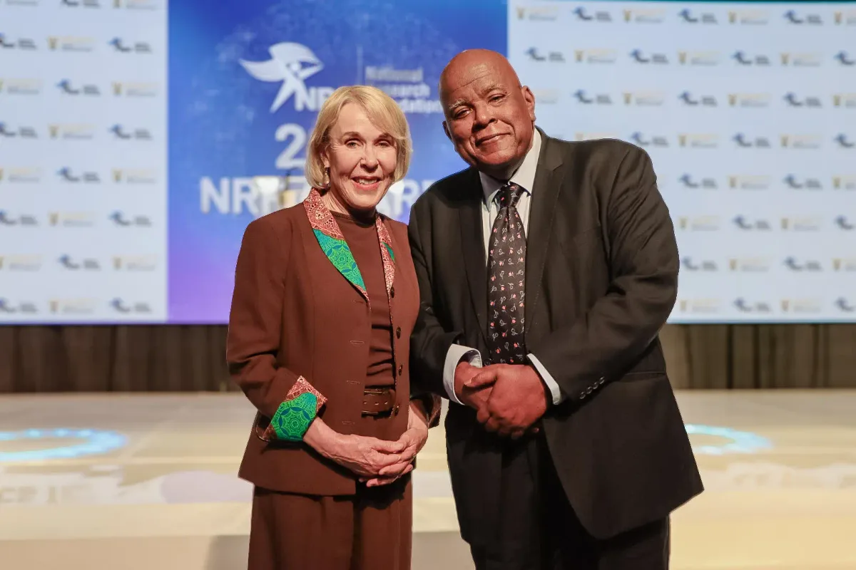 Two scholars honoured with Lifetime Achievement Award at 2026 NRF Awards