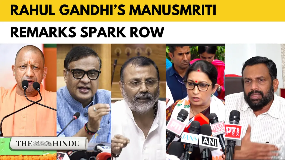 Watch: BJP leaders question Rahul Gandhi over Manusmriti remarks