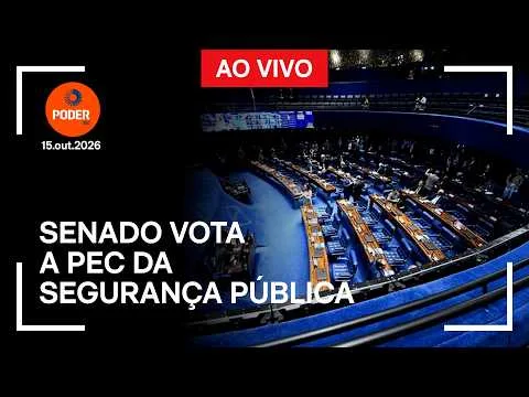 Ao vivo: Senado vota PEC da Segurança Pública