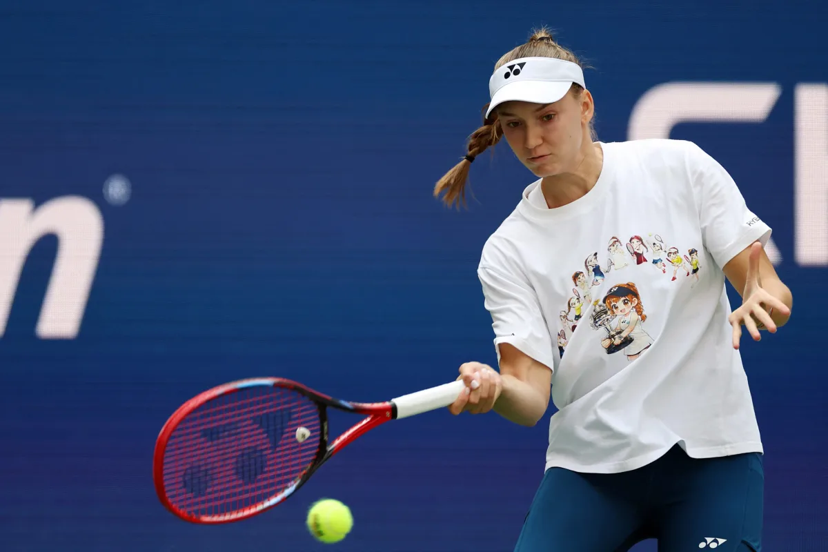 Rybakina dissipa temores sobre sua lesão antes do US Open