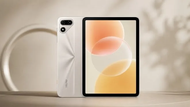 TECNO apresenta novo tablet baratinho com tela 2K e conectividade LTE
